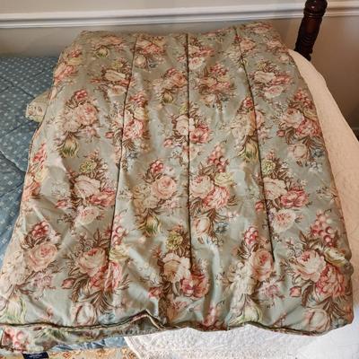 Ralph Lauren Floral Twin Bed Comforter 100% Cotton