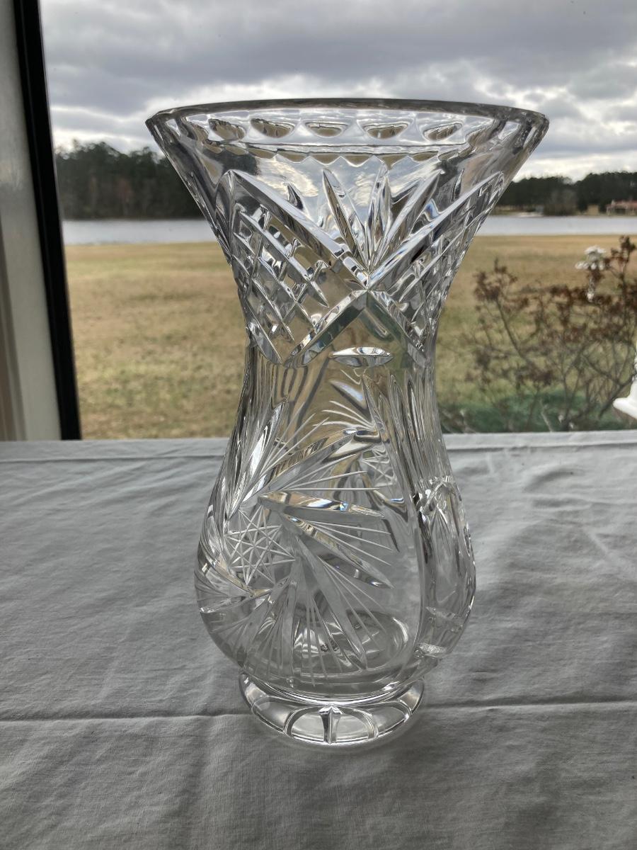 Vintage Crystal Vase “B”