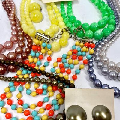 Vintage beaded necklaces