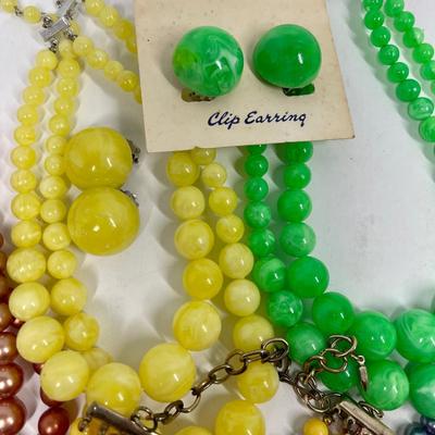 Vintage beaded necklaces