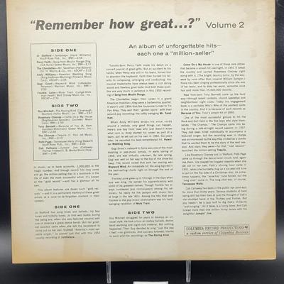 Remember The Great? Vinyl