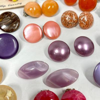 Vintage earring lot