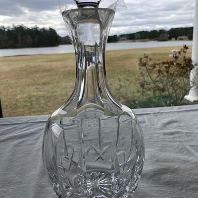 Vintage crystal decanter â€œAâ€