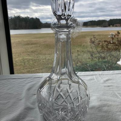 Vintage crystal decanter â€œBâ€