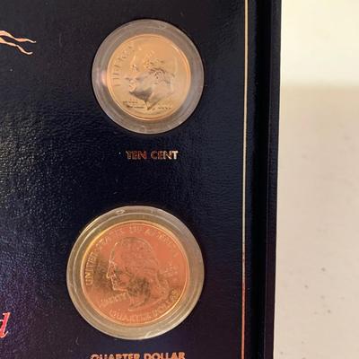 2000 Mint Coin Set Gold Plated