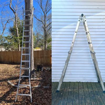 Adjustable Metal Ladder