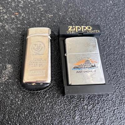 VINTAGE ZIPPO & VINTAGE MILITARY EAGLE 5858