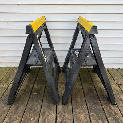 Pair of Adjustable Saw Horses