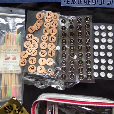 CRAFTING SUPPLIES AND TOOLS.