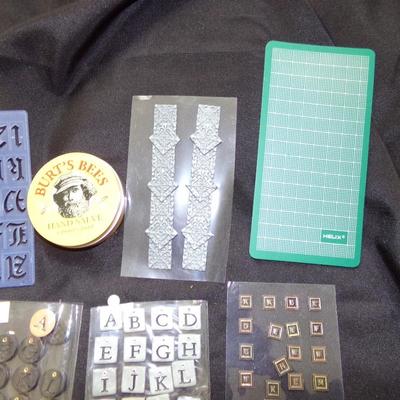 CRAFTING SUPPLIES AND TOOLS.