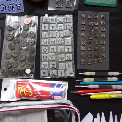 CRAFTING SUPPLIES AND TOOLS.