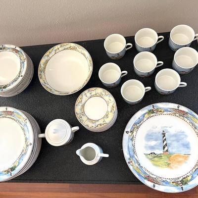 AMERICAN ATELIER NAUTICAL DISH SET