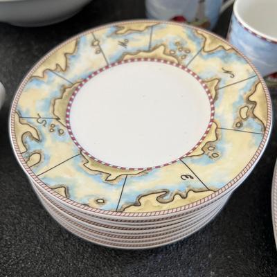 AMERICAN ATELIER NAUTICAL DISH SET