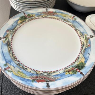 AMERICAN ATELIER NAUTICAL DISH SET