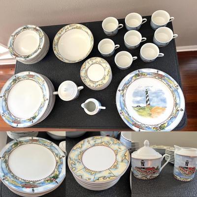 AMERICAN ATELIER NAUTICAL DISH SET