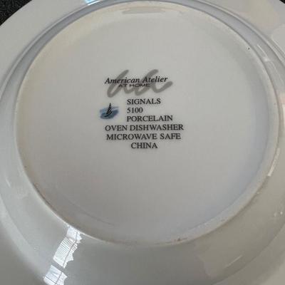 AMERICAN ATELIER NAUTICAL DISH SET