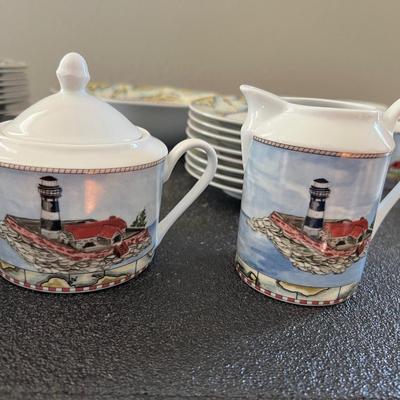 AMERICAN ATELIER NAUTICAL DISH SET