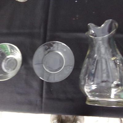 GLASSWARE LOT 0F 10. #1
