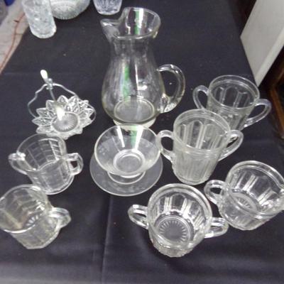 GLASSWARE LOT 0F 10. #1