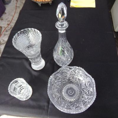 GLASSWARE LOT 0F 5. #3.