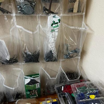 Right Side Wall Pocket Organizers full of stuff