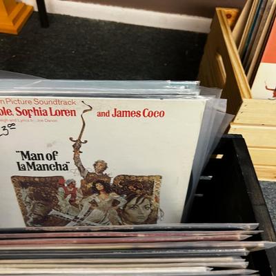 Black Crate of Records ROCK N ROLL Country and Folk