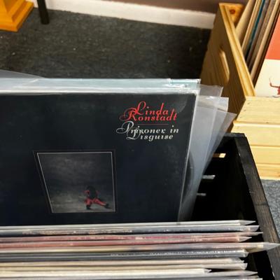 Black Crate of Records ROCK N ROLL Country and Folk
