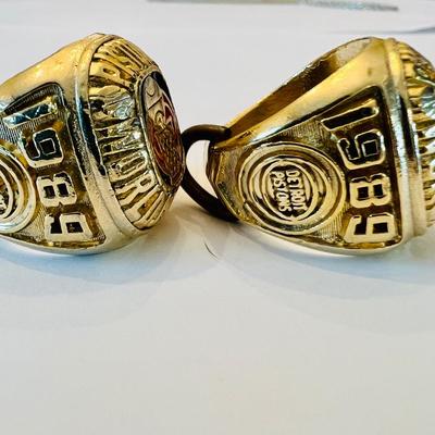 Two Pistons Championship Rings (GRB-JM)