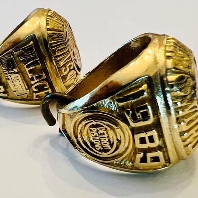 Two Pistons Championship Rings (GRB-JM)