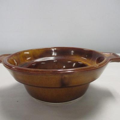 Vintage 70s California Pottery Dip Bowl Made In USA