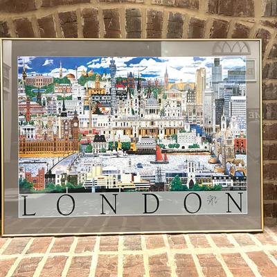Signed CHRISTOPHER ROGERS "LONDON" LARGE
