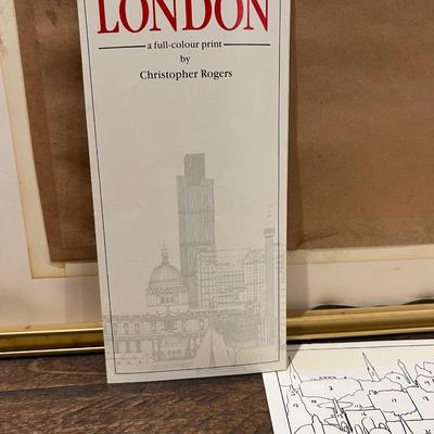 Signed CHRISTOPHER ROGERS "LONDON" LARGE