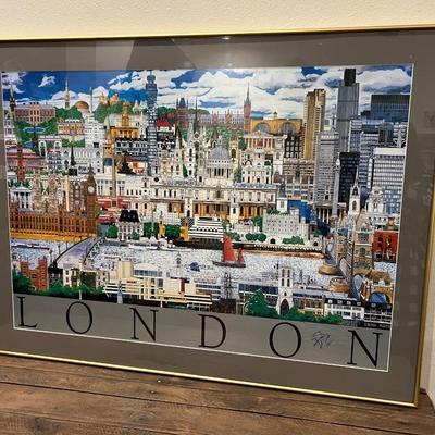 Signed CHRISTOPHER ROGERS "LONDON" LARGE