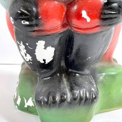 Black Americana Chalk Ware Bank
