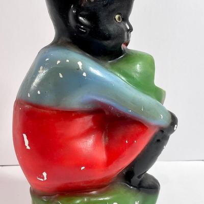 Black Americana Chalk Ware Bank