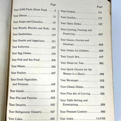 Vintage Cookbook