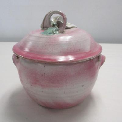 Handmade Pottery Bean Bowl With Lid
