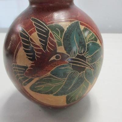 Handcrafted Pottery Vase Pot From Costa Rica