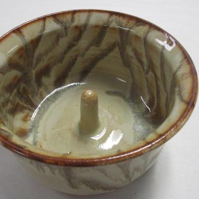 Handmade Pottery Apple Bowl
