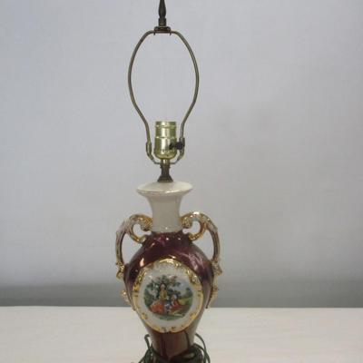 Pair of Victorian Style Electric Table Lamps