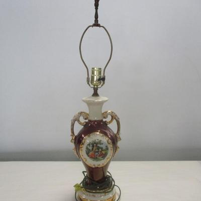 Pair of Victorian Style Electric Table Lamps