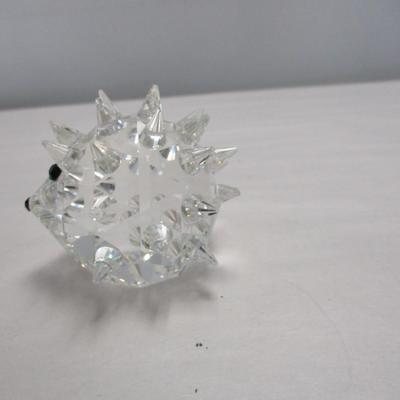 Crystal Porcupine Paperweight