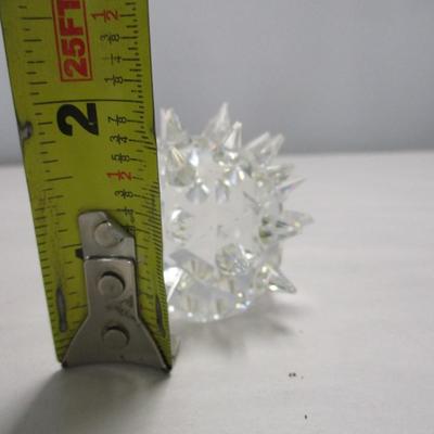 Crystal Porcupine Paperweight
