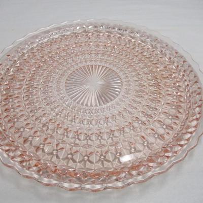 Vintage Jeanette Art Glass Serving Platter
