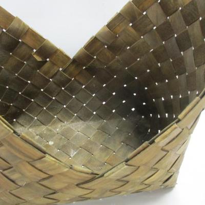 Vintage Woven Basket With Handle