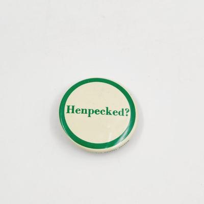 1970s FORD CAR RENTAL COLLECTABLE HENPECKED PIN