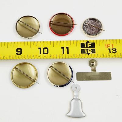 VINTAGE POLITICAL BUTTONS BUNDLE