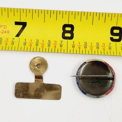 ANTIQUE DEWEY / BRICKER PIN BUNDLE
