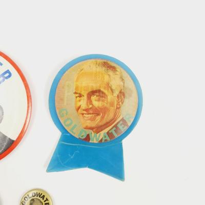 1964 PRESIDENTIAL GOLDWATER COLLECTABLE PIN BUNDLE