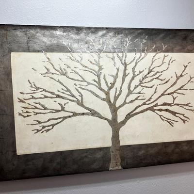 Tree Of Life, Metallic Paint on Canvas. 